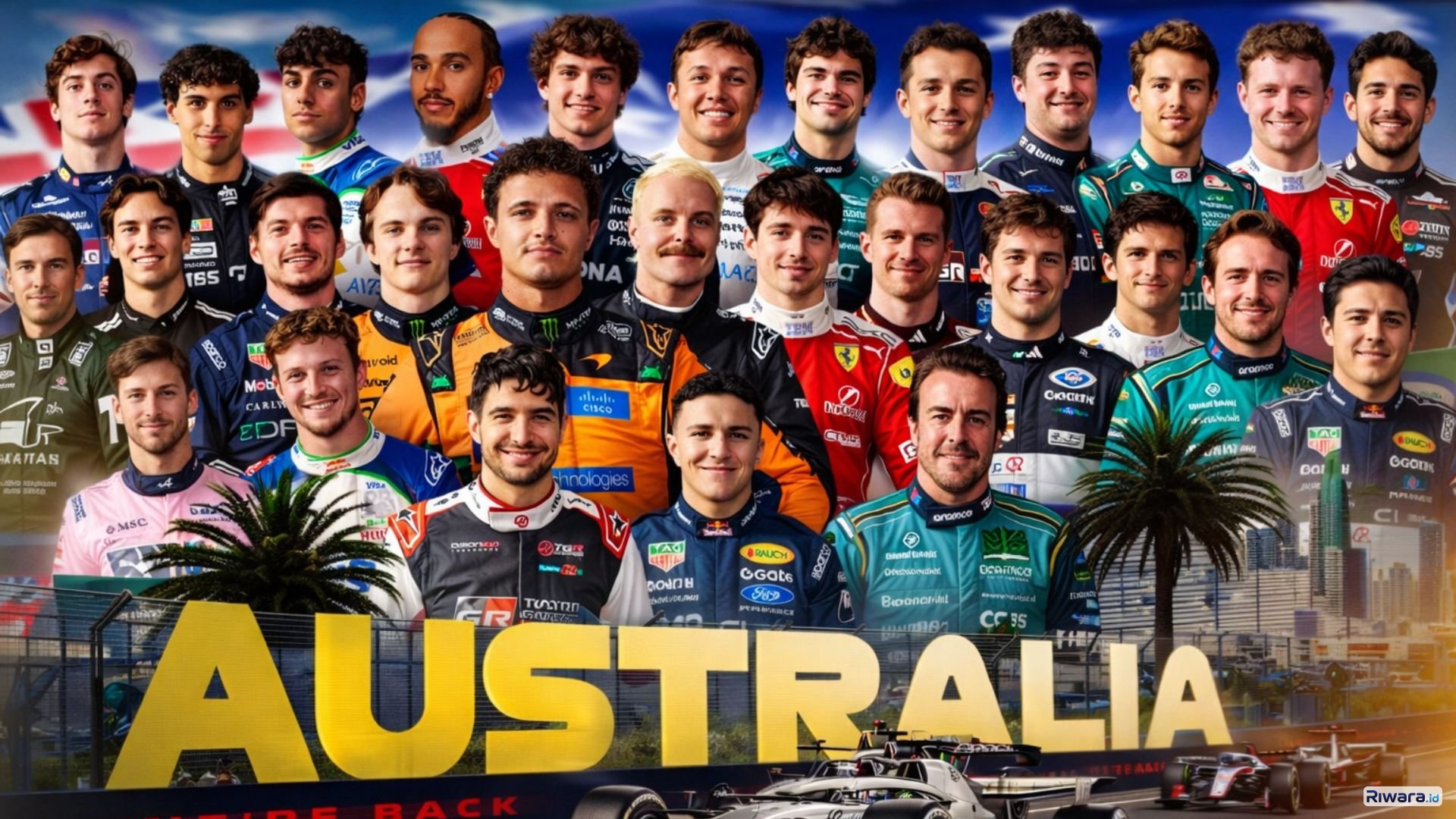 Para pembalap Formula 1 bersiap menghadapi seri pembuka Formula 1 Australian Grand Prix 2026 di Albert Park Circuit, yang menandai dimulainya musim balap F1 2026